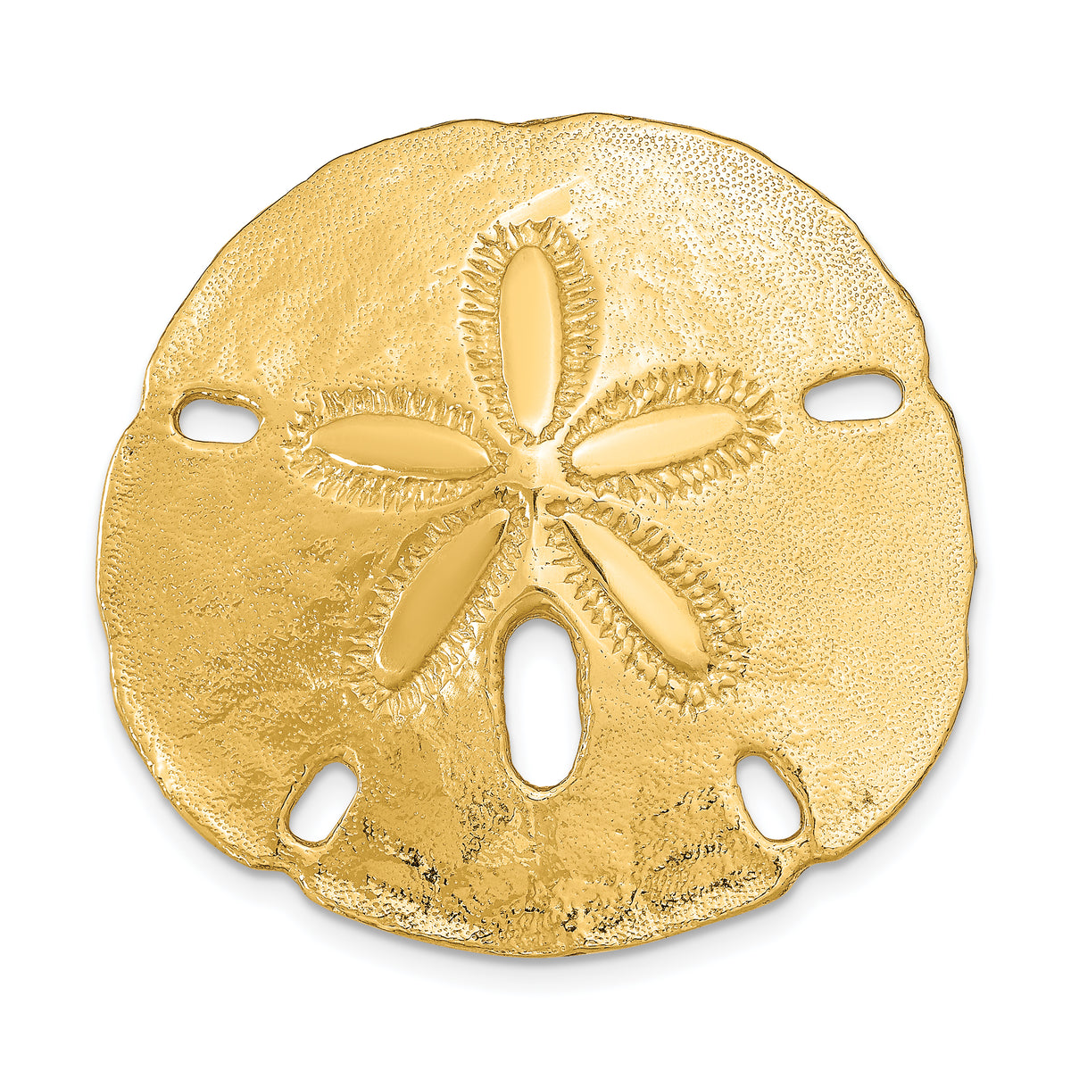 14K  Fits Up To 8mm and 10mm Medium Sand Dollar Slide