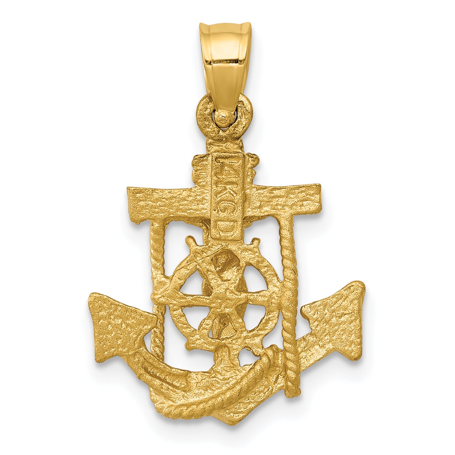 14k Mariners Cross Pendant