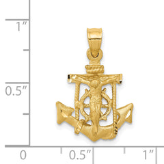 14k Mariners Cross Pendant