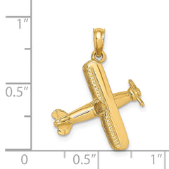 14k 3-D Bi-Plane Charm