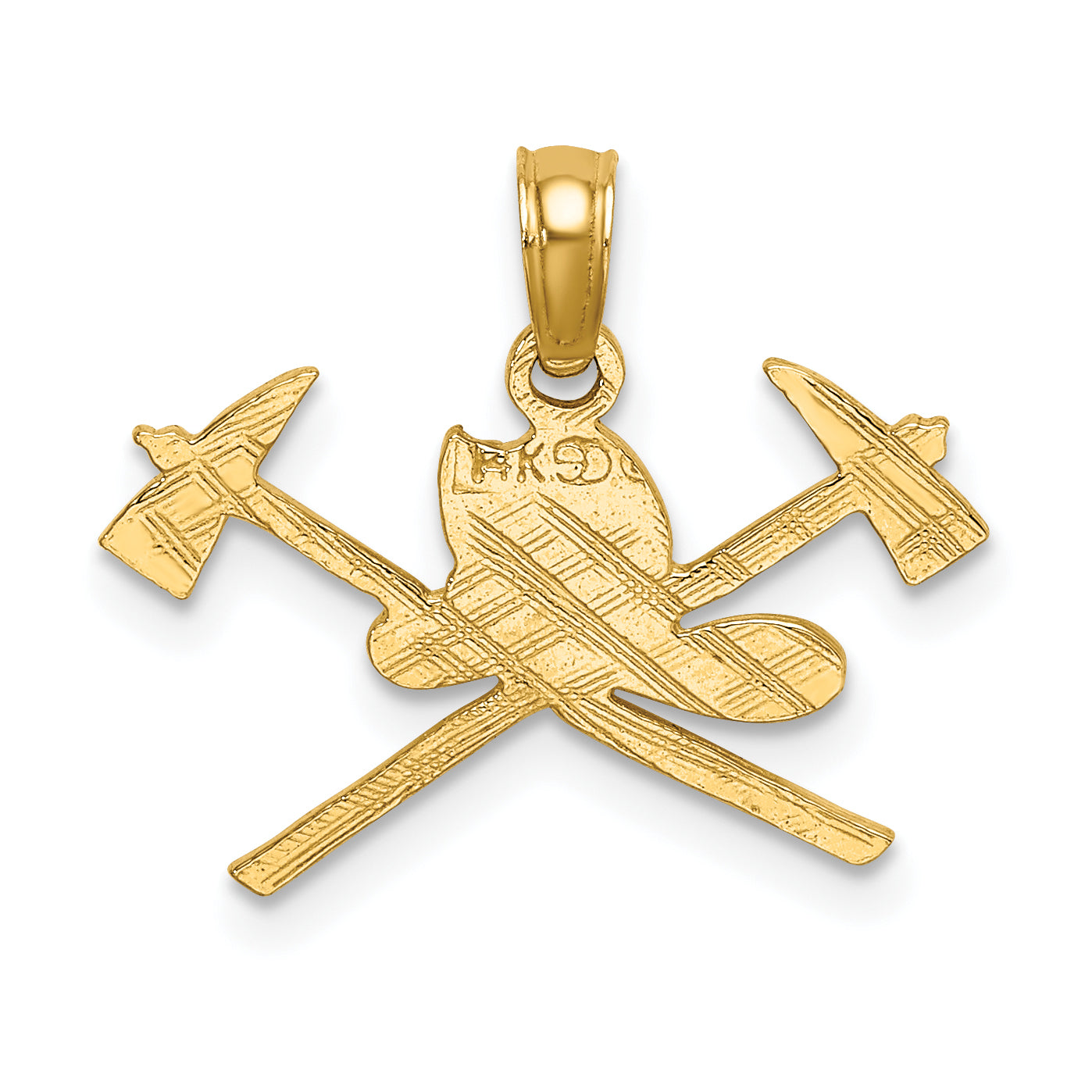 14k Fire Department Insignia Charm