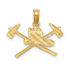 14k Fire Department Insignia Charm