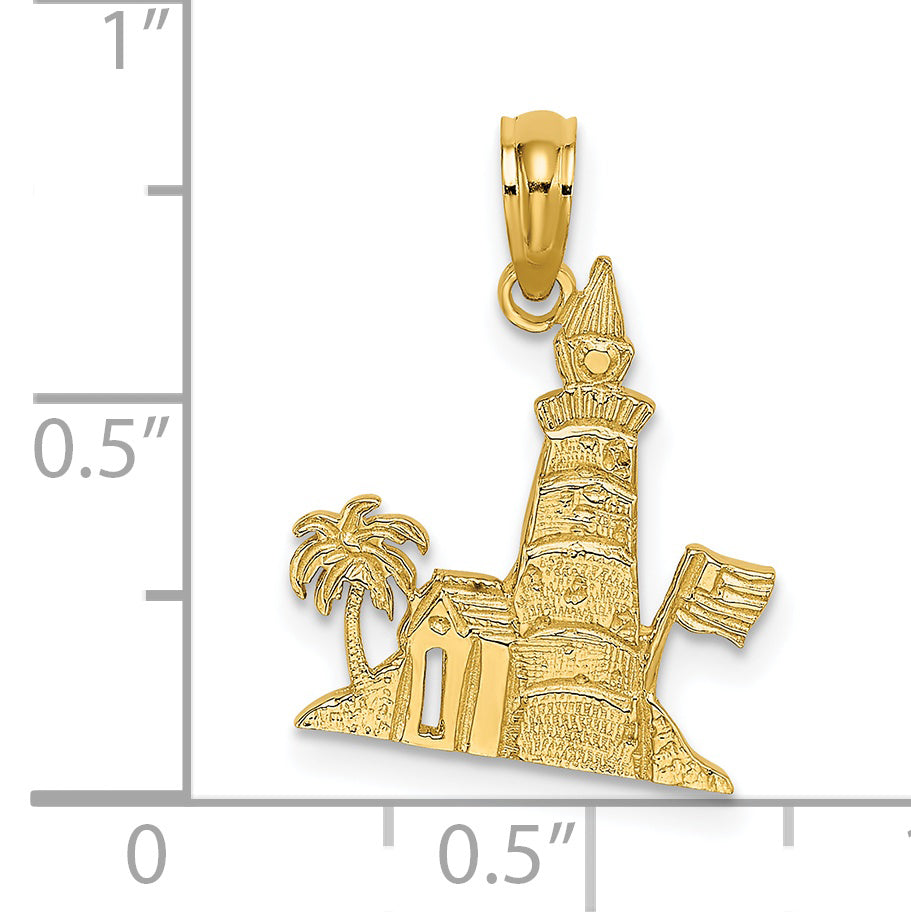 14k Lighthouse Charm