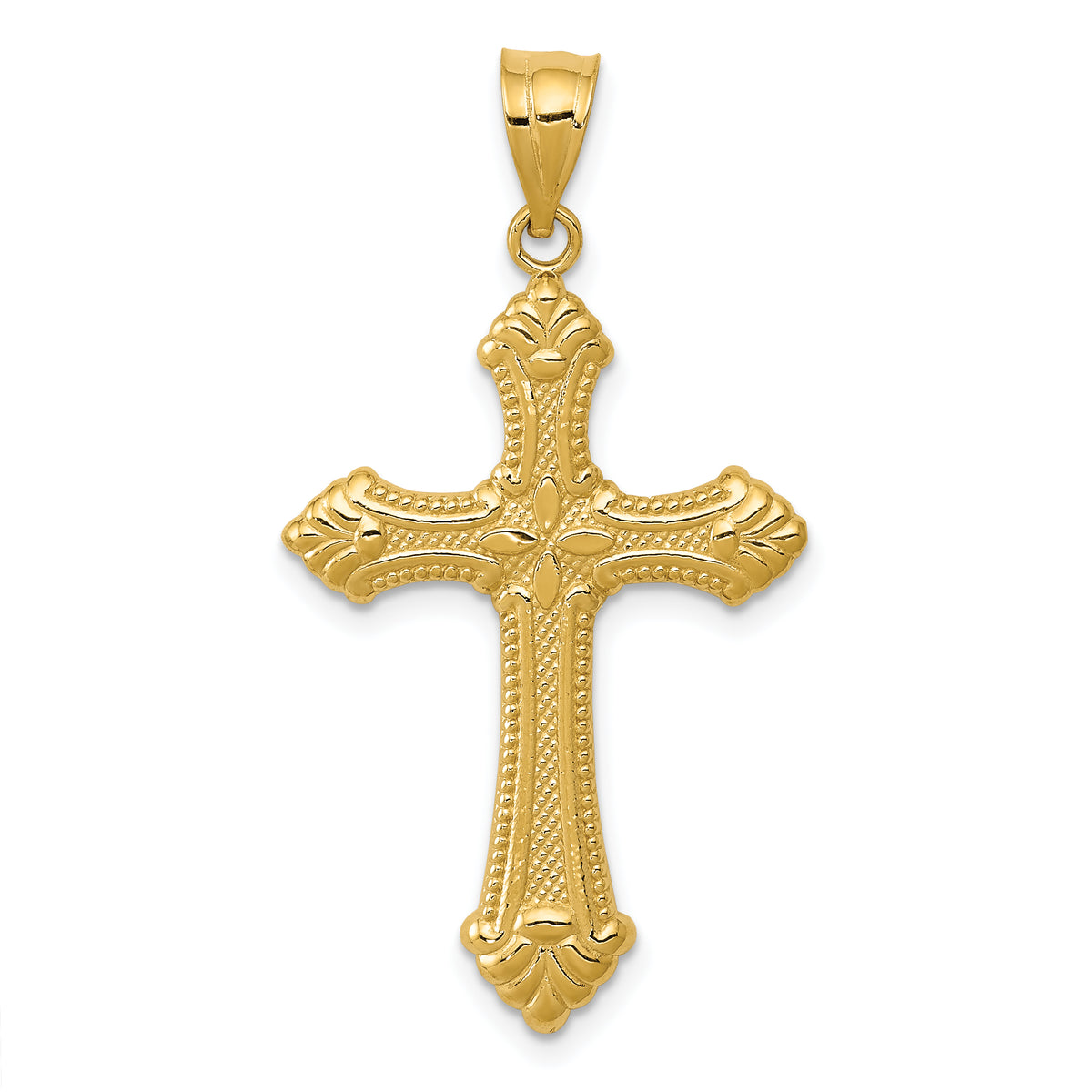 14k Polished Cross Pendant