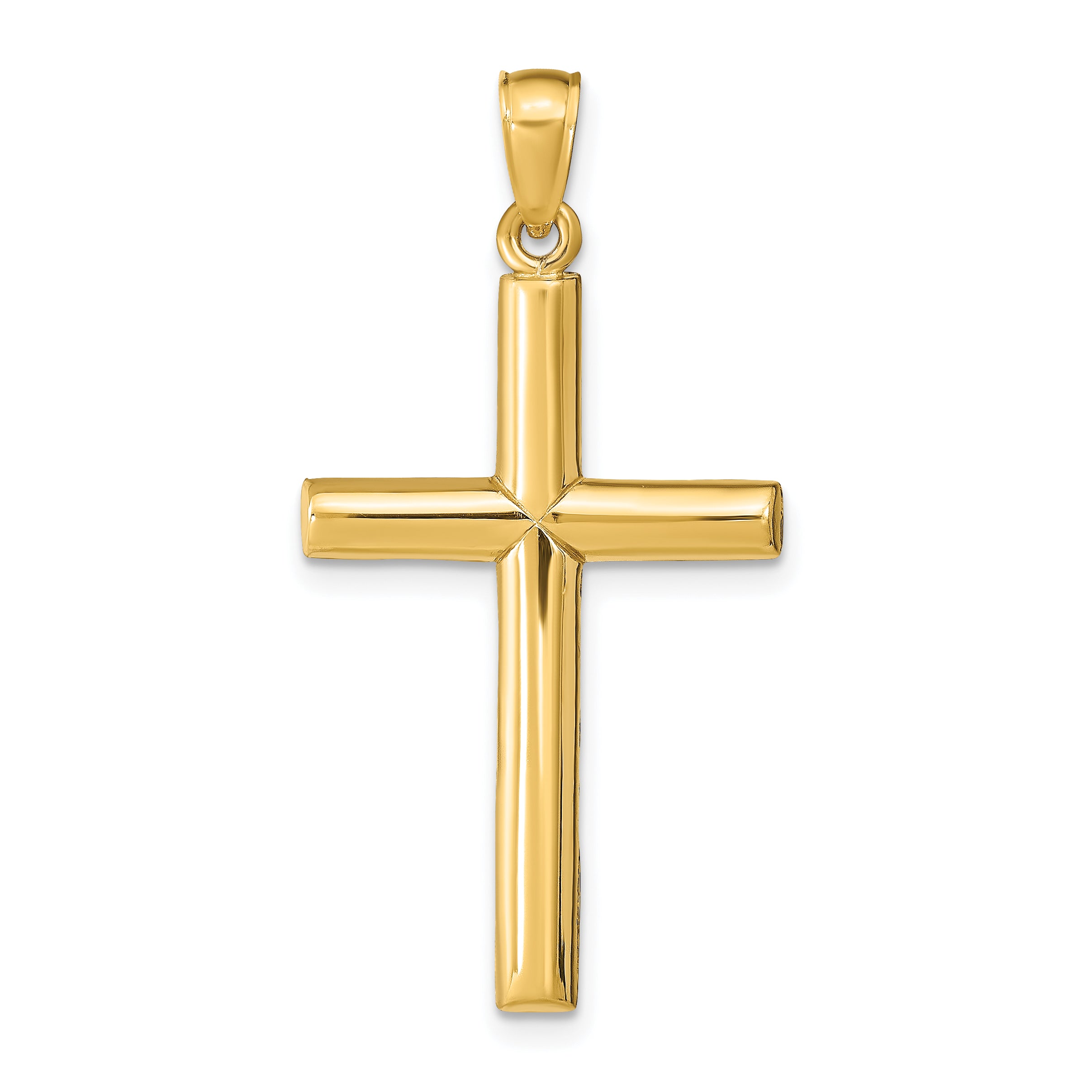 14k Polished Cross Pendant