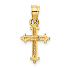 14k Small Cross Charm