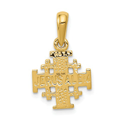 14k Jerusalem Cross Charm