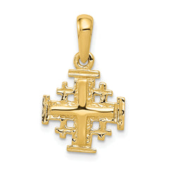 14k Jerusalem Cross Charm