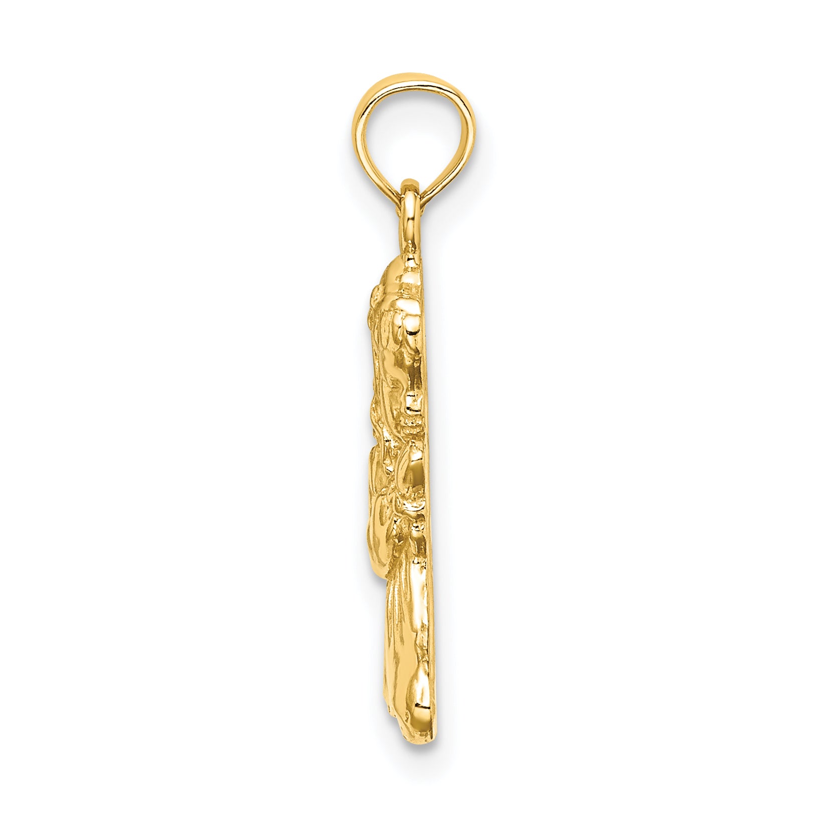 14k Praying Girl Charm