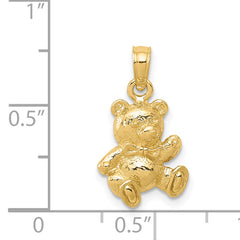 14k Teddy Bear Charm