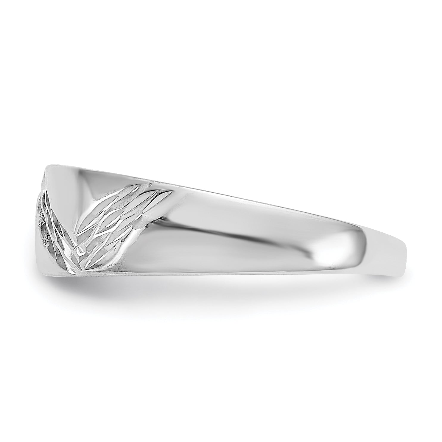 14k White Gold Fancy Toe Ring