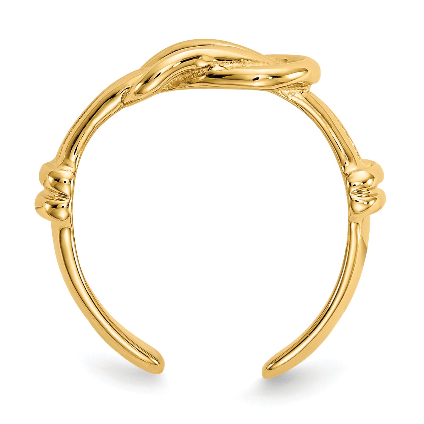 14k Love Knot Toe Ring