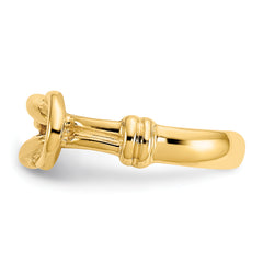 14k Love Knot Toe Ring