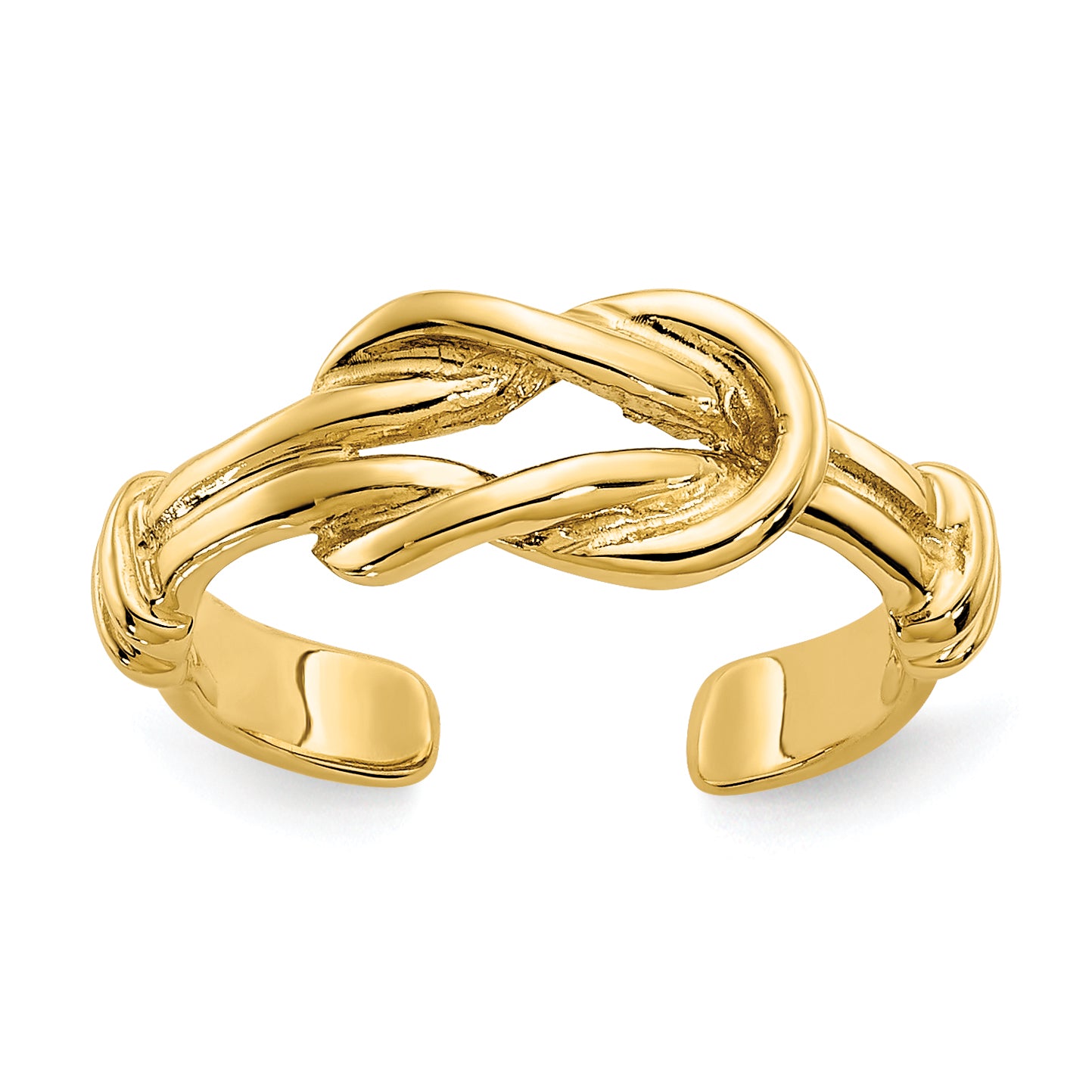 14k Love Knot Toe Ring