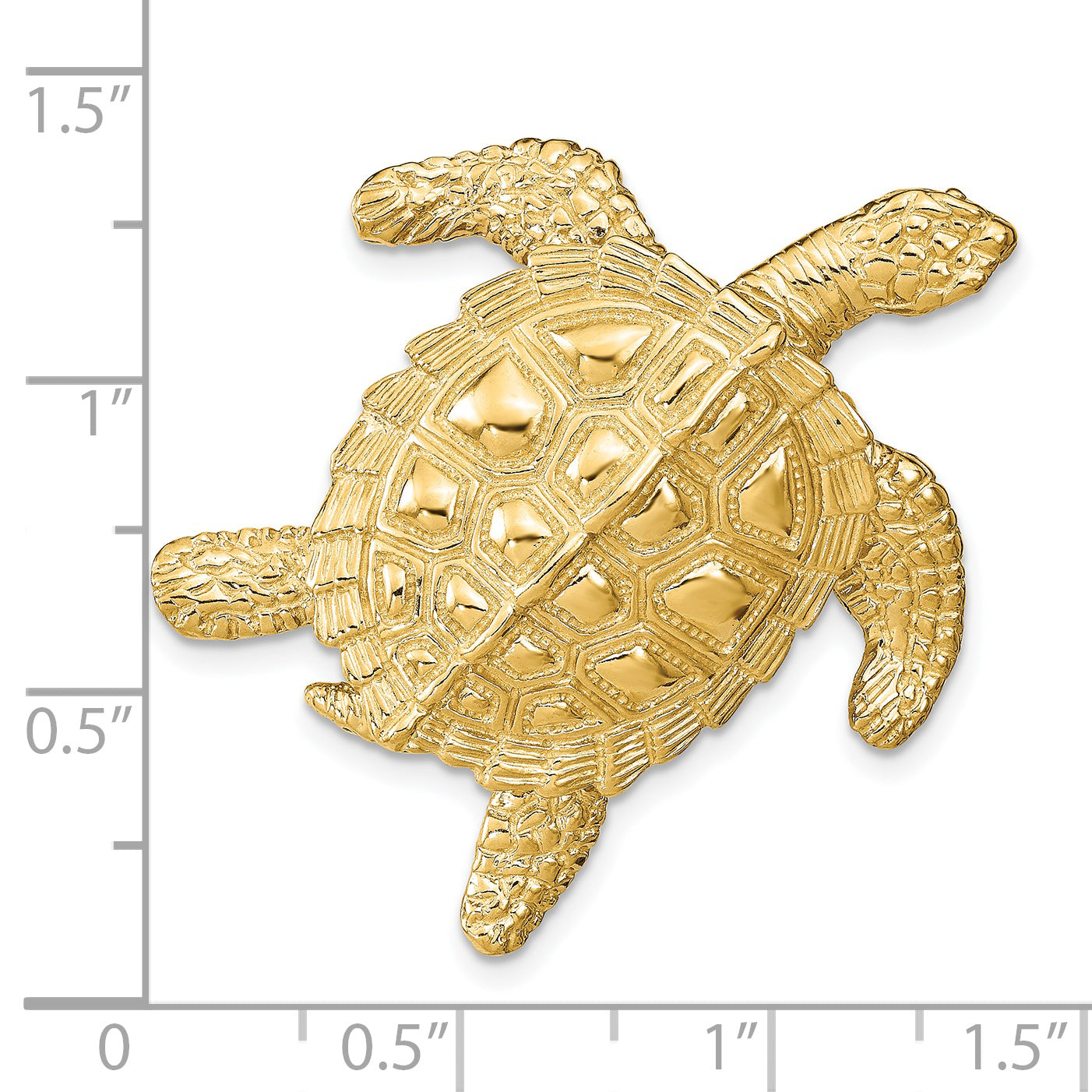 14k Sea Turtle Slide