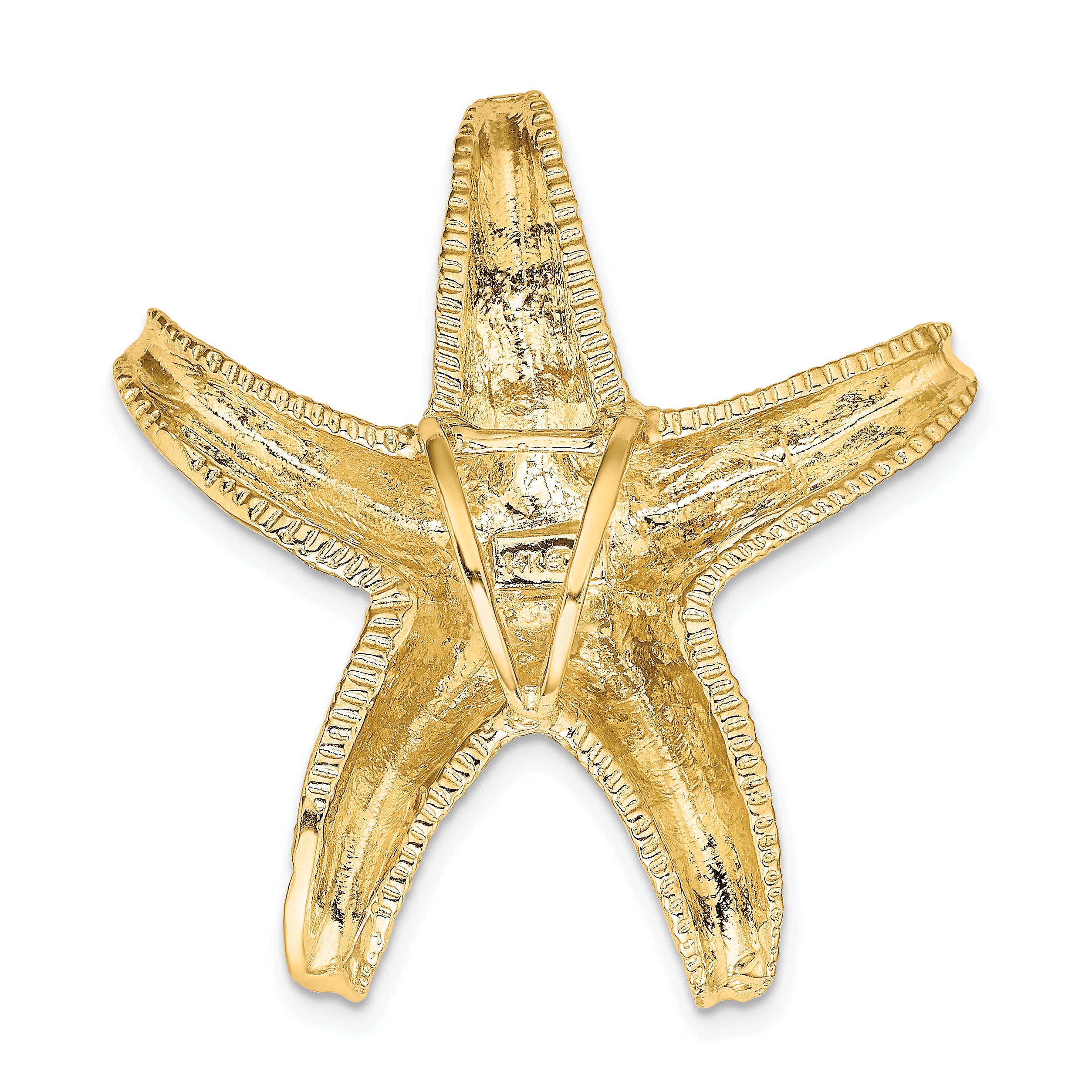 14k Starfish Slide