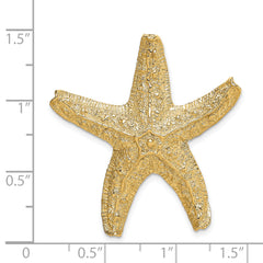 14k Starfish Slide