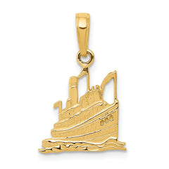 14k Cruise Ship Pendant