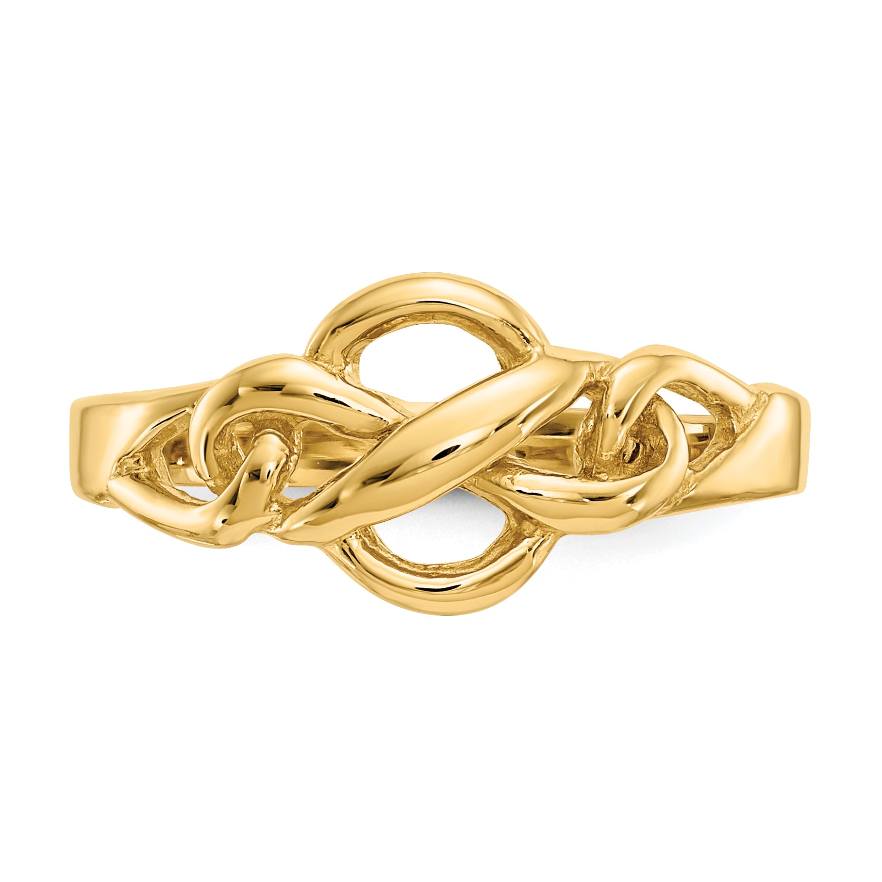 14k Free Form Knot Ring