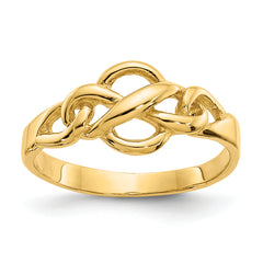 14k Free Form Knot Ring