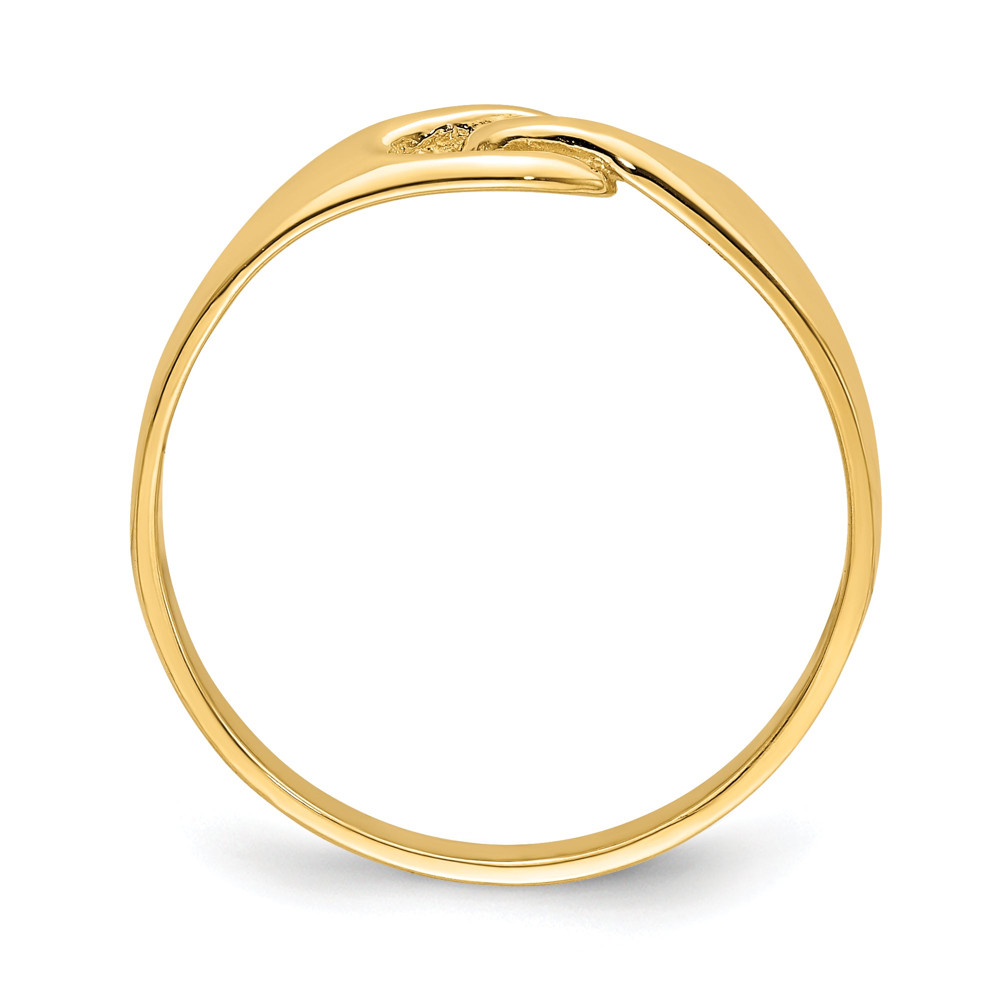 14k Free Form Knot Ring