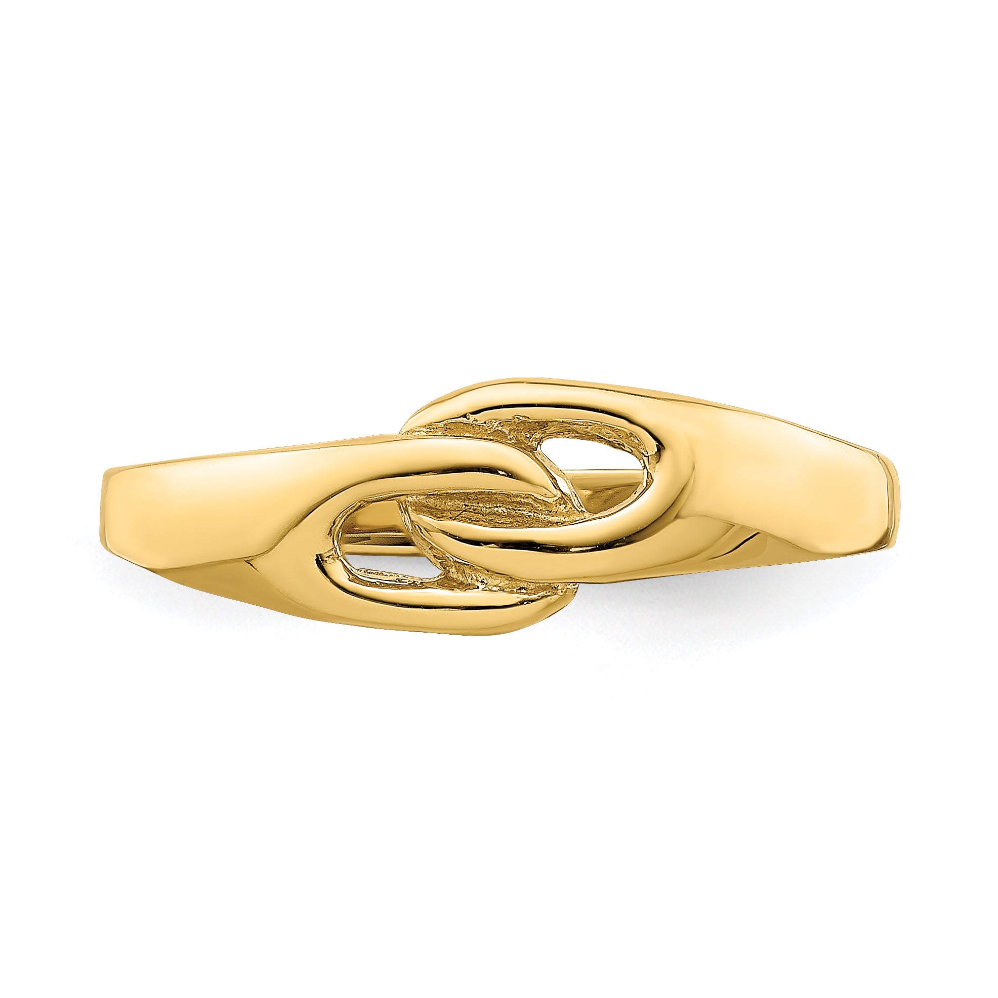 14k Free Form Knot Ring