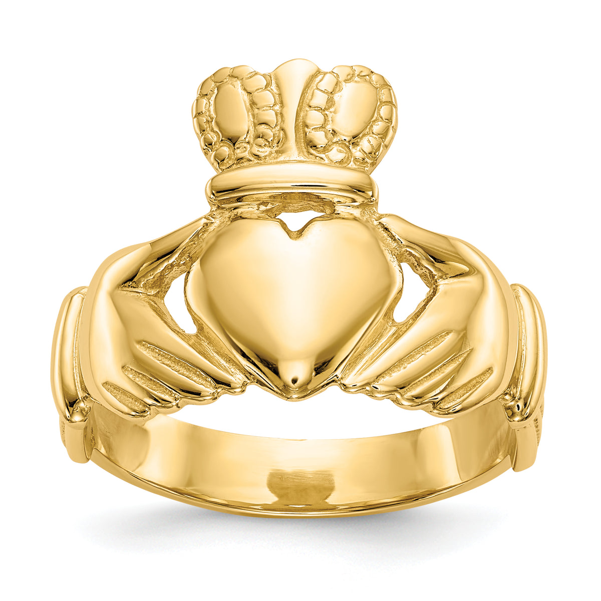 14k Men's Claddagh Ring