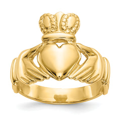 14k Men's Claddagh Ring