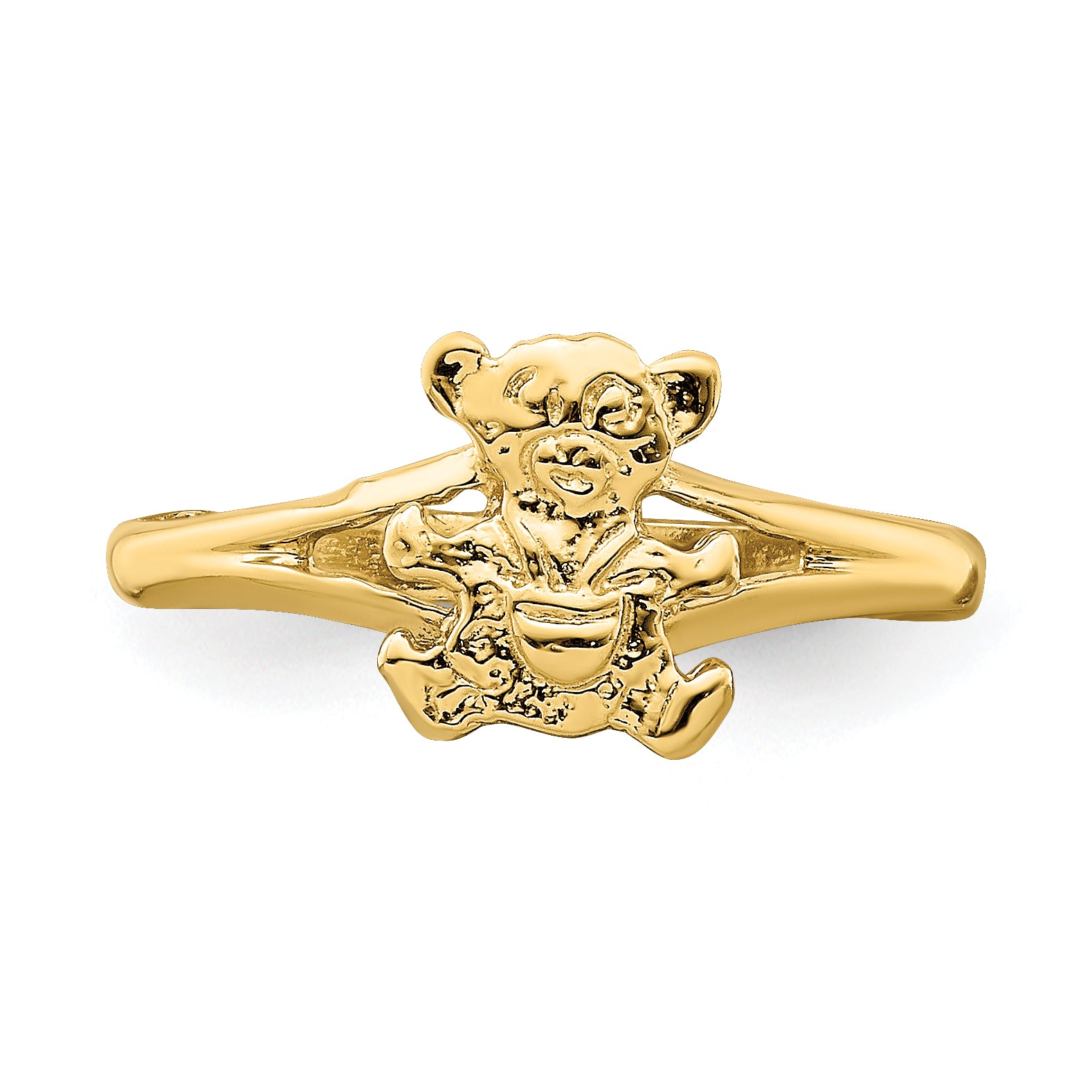 14k Teddy Bear Baby Ring