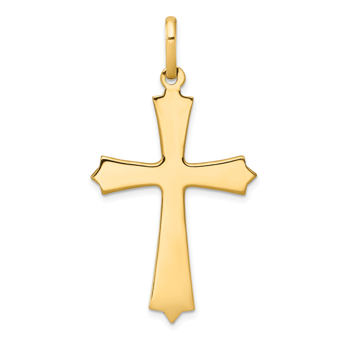 14k Polished Cross Pendant