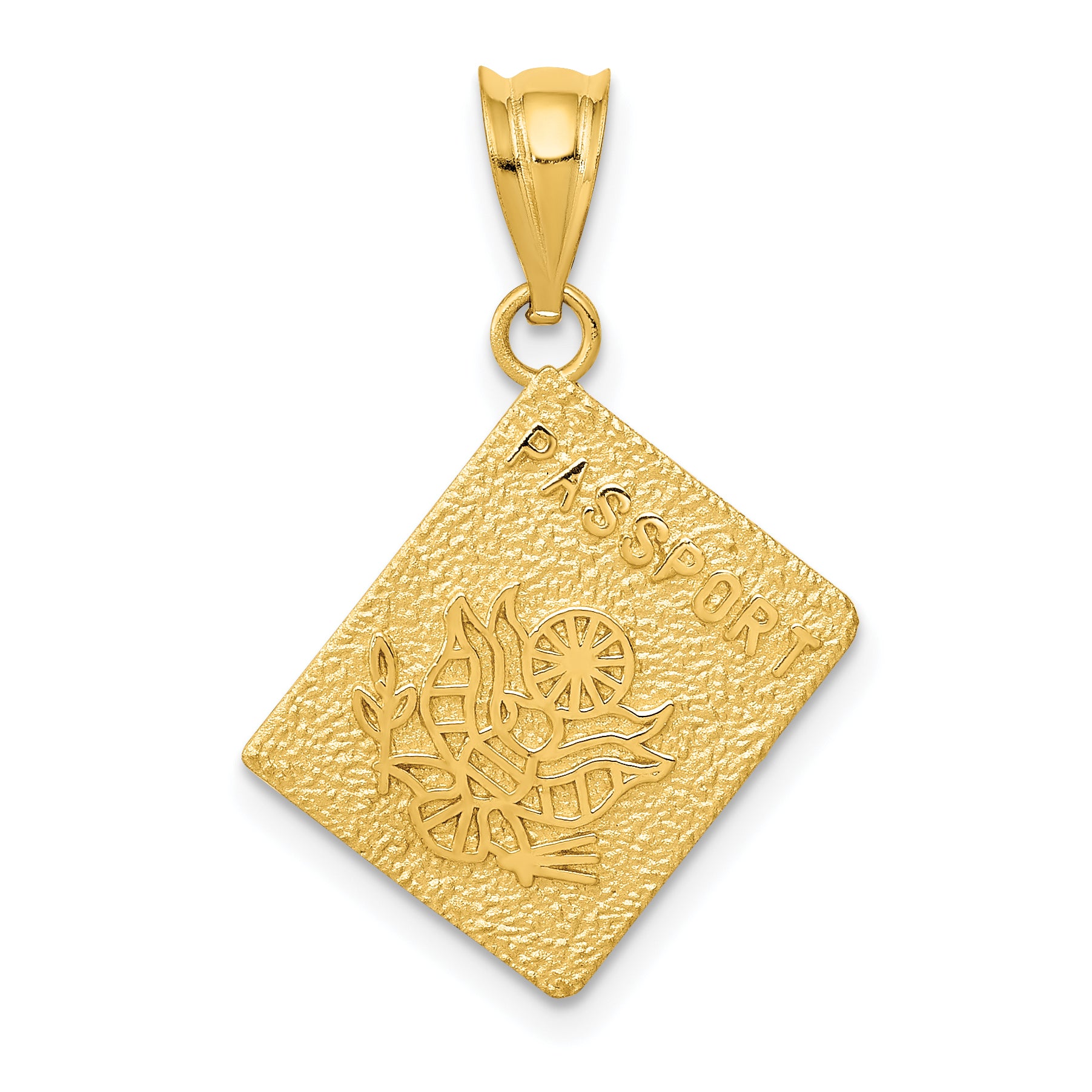 14K Passport Charm