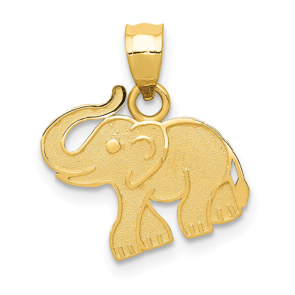 14K Elephant Charm