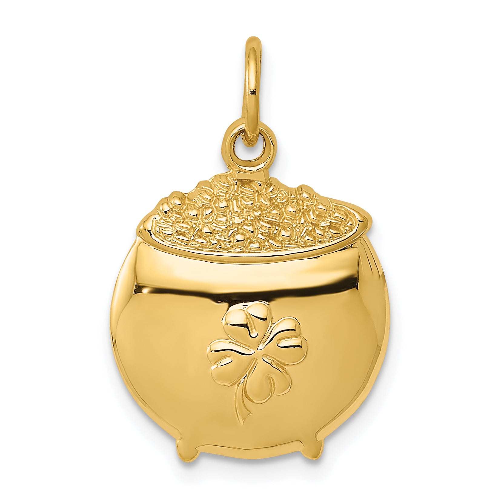 14k Pot of Gold Charm