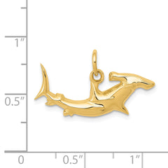 14k Hammerhead Shark Charm