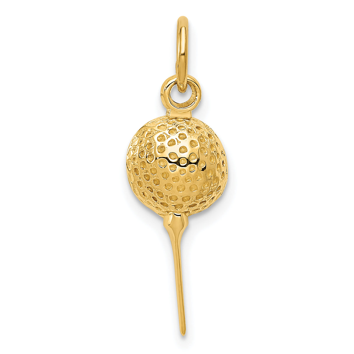 14k Golf Ball Charm