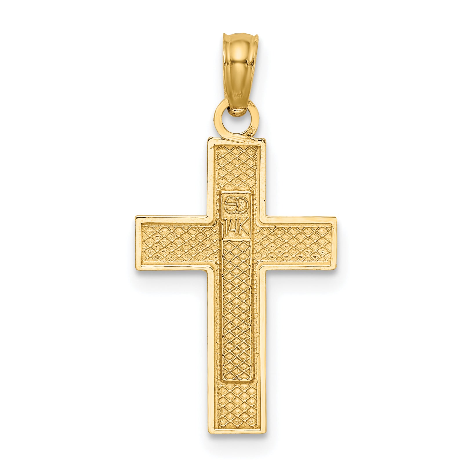 14k Nurse Cross Charm