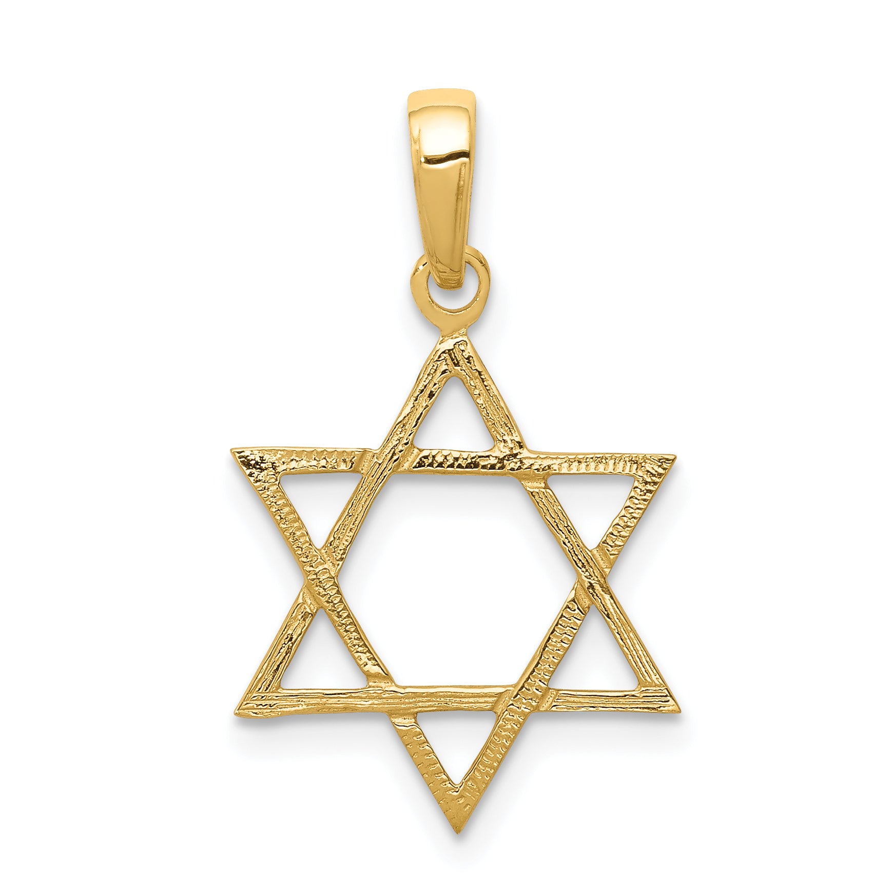 14k Star of David Pendant