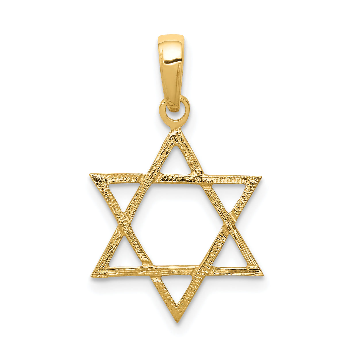 14k Star of David Pendant