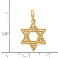 14k Star of David Pendant