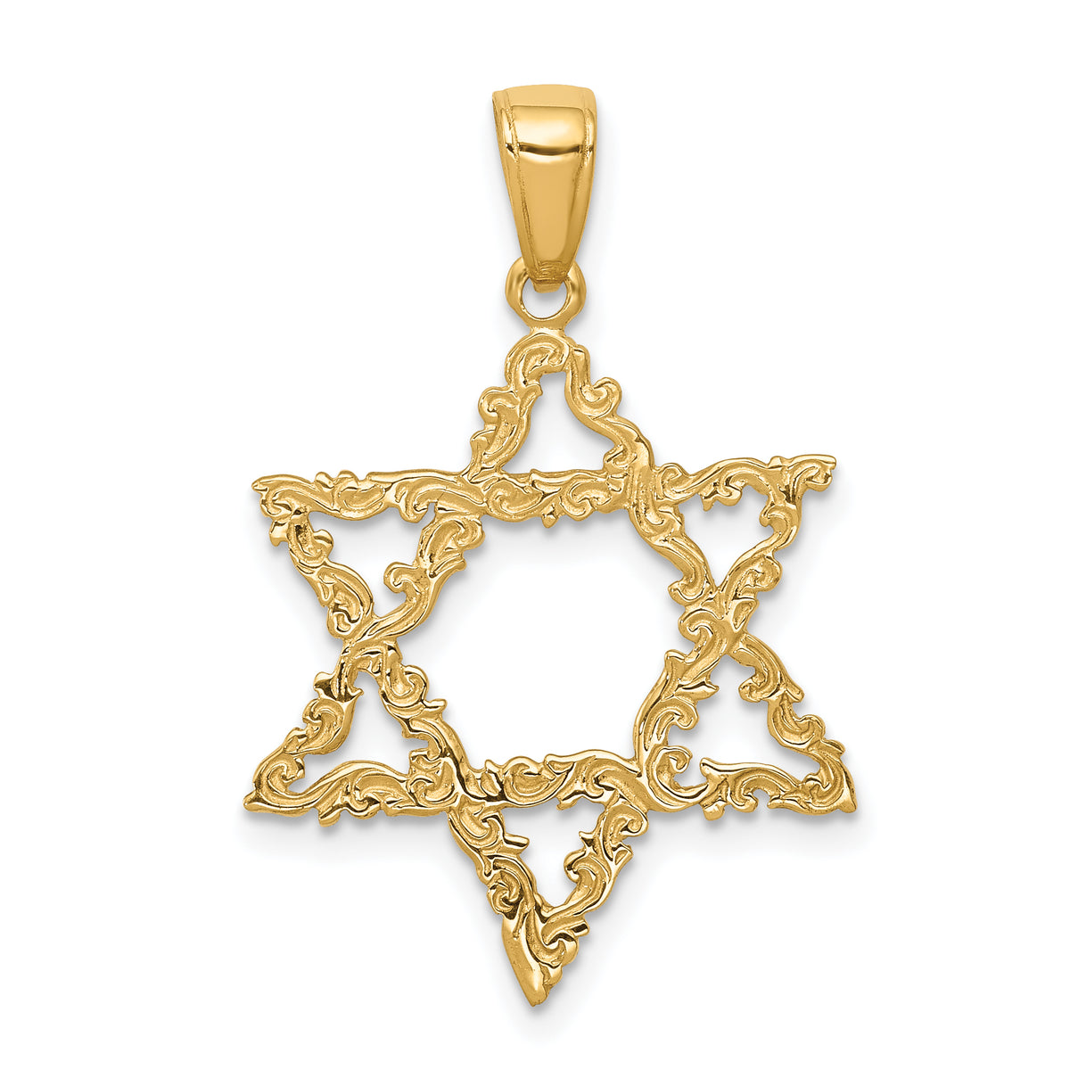 14k Star of David Pendant