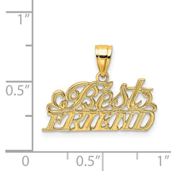 14K BEST FRIEND Charm