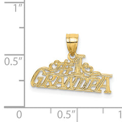 14k #1 GRANDPA Charm