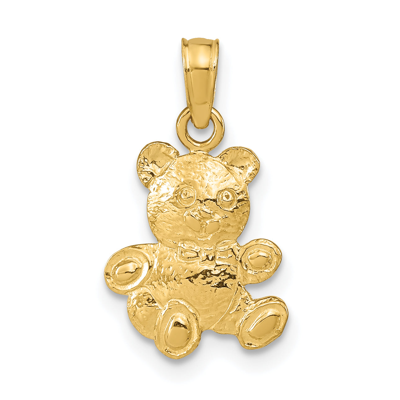 14K Teddy Bear Pendant