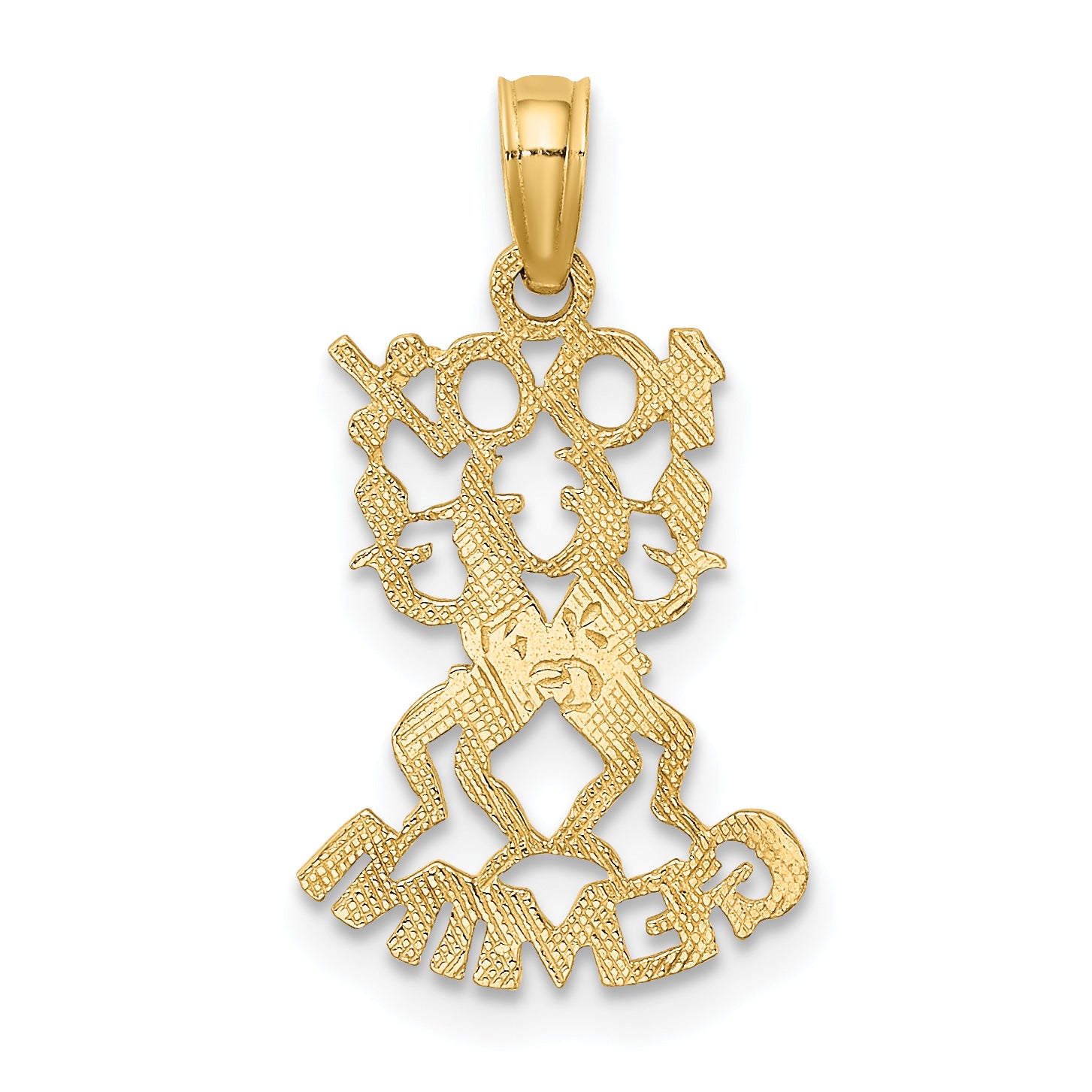 14K 100% GEMINI Zodiac Charm