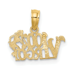 14K 100% VIRGO Zodiac Charm