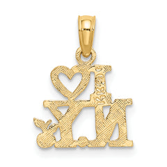 14K I HEART NY Charm