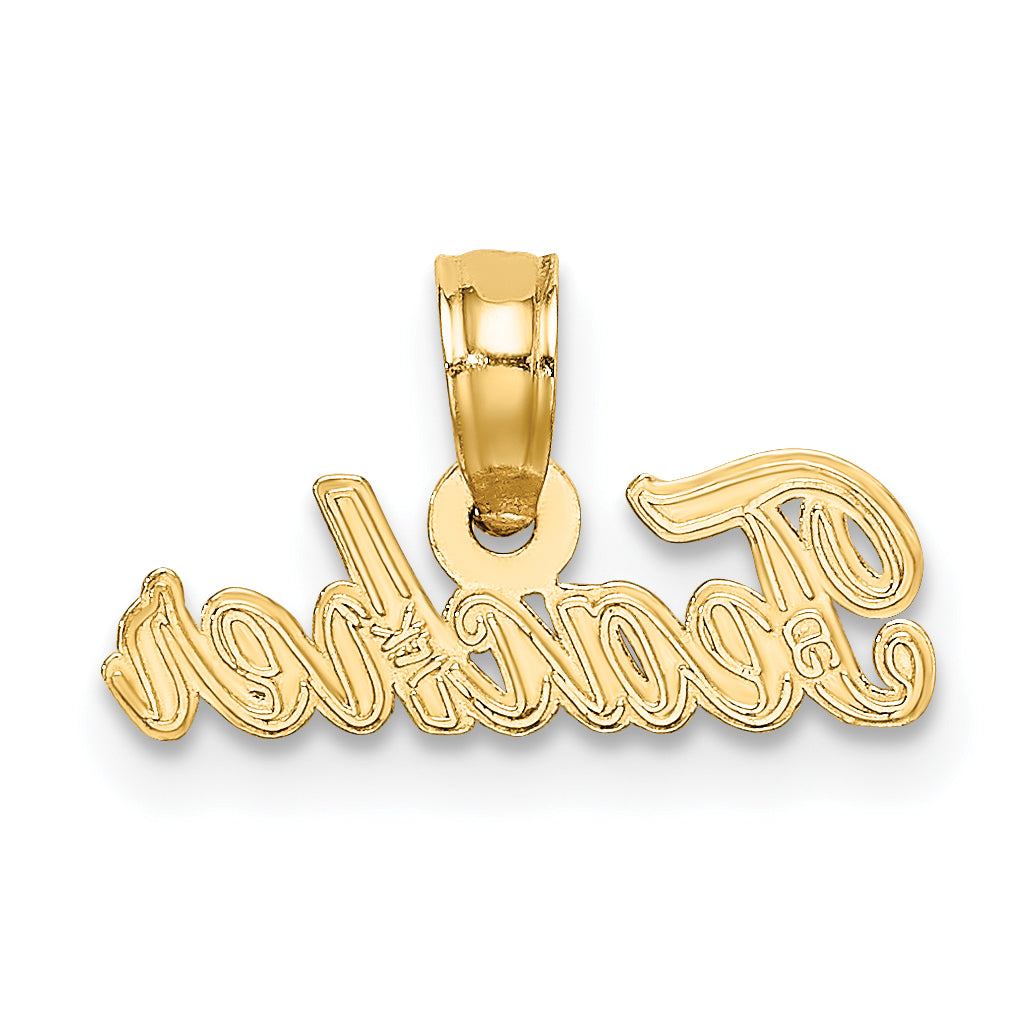 14k TEACHER Charm