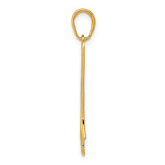 14K Trombone Pendant