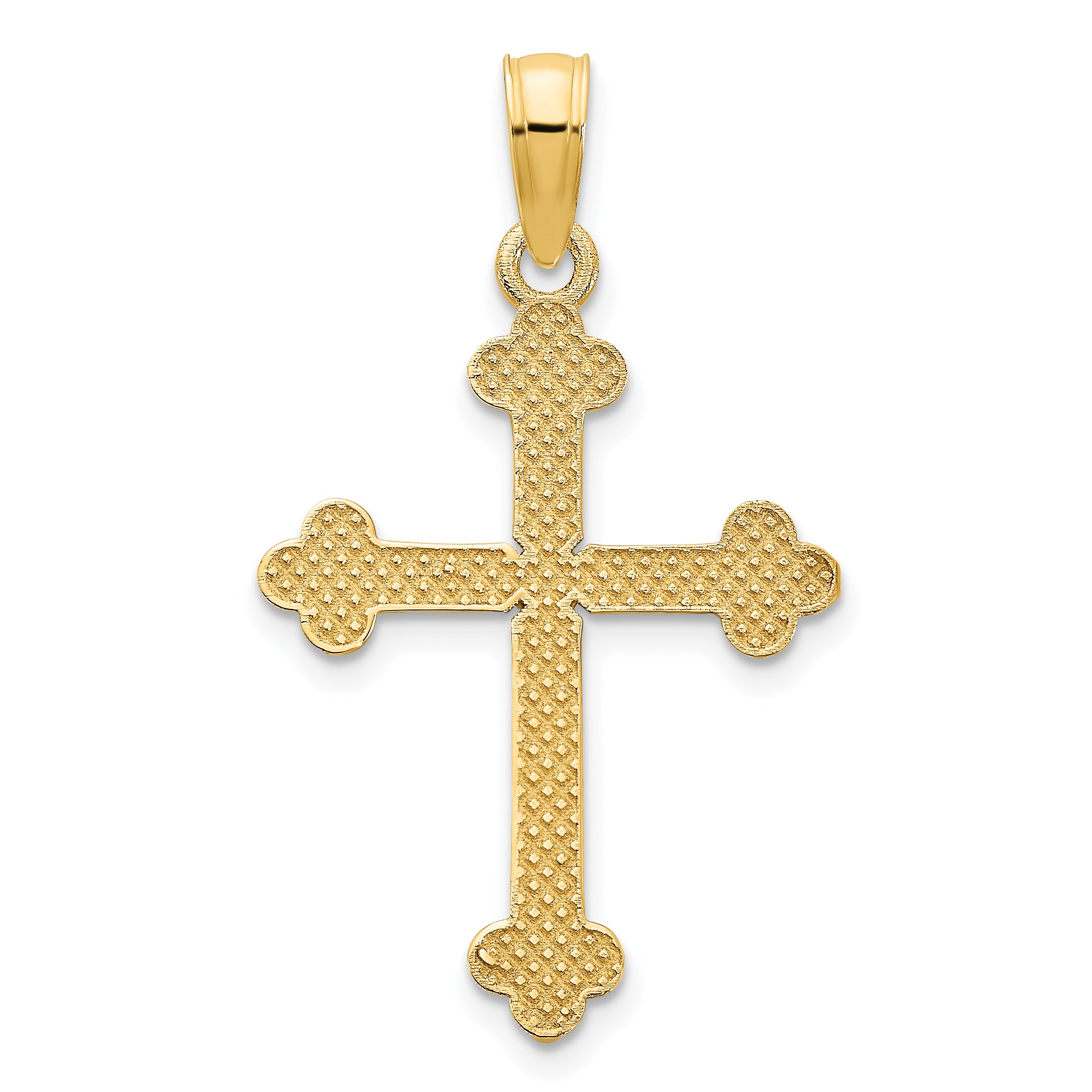 14ky Fancy Cross Pendant