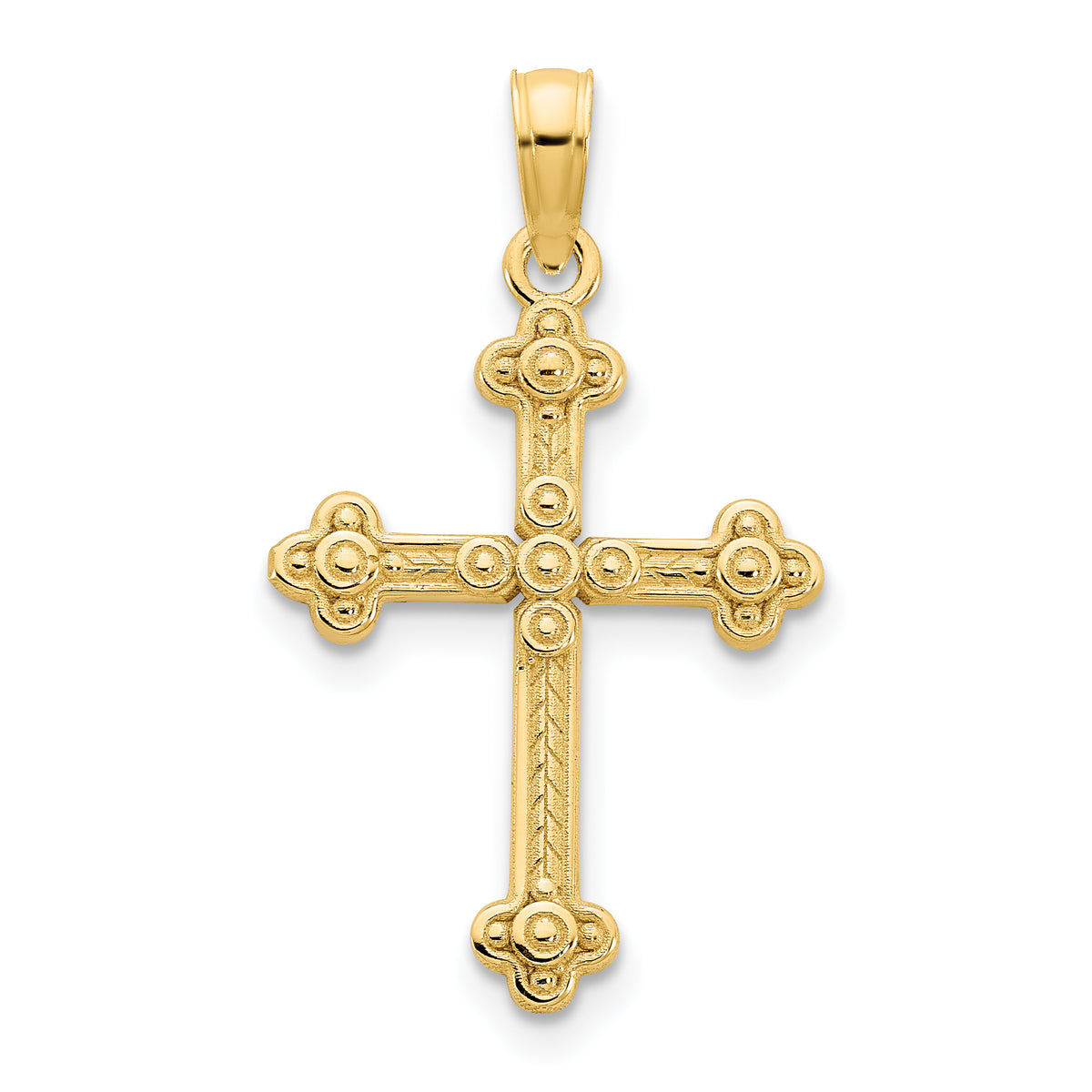 14ky Fancy Cross Pendant